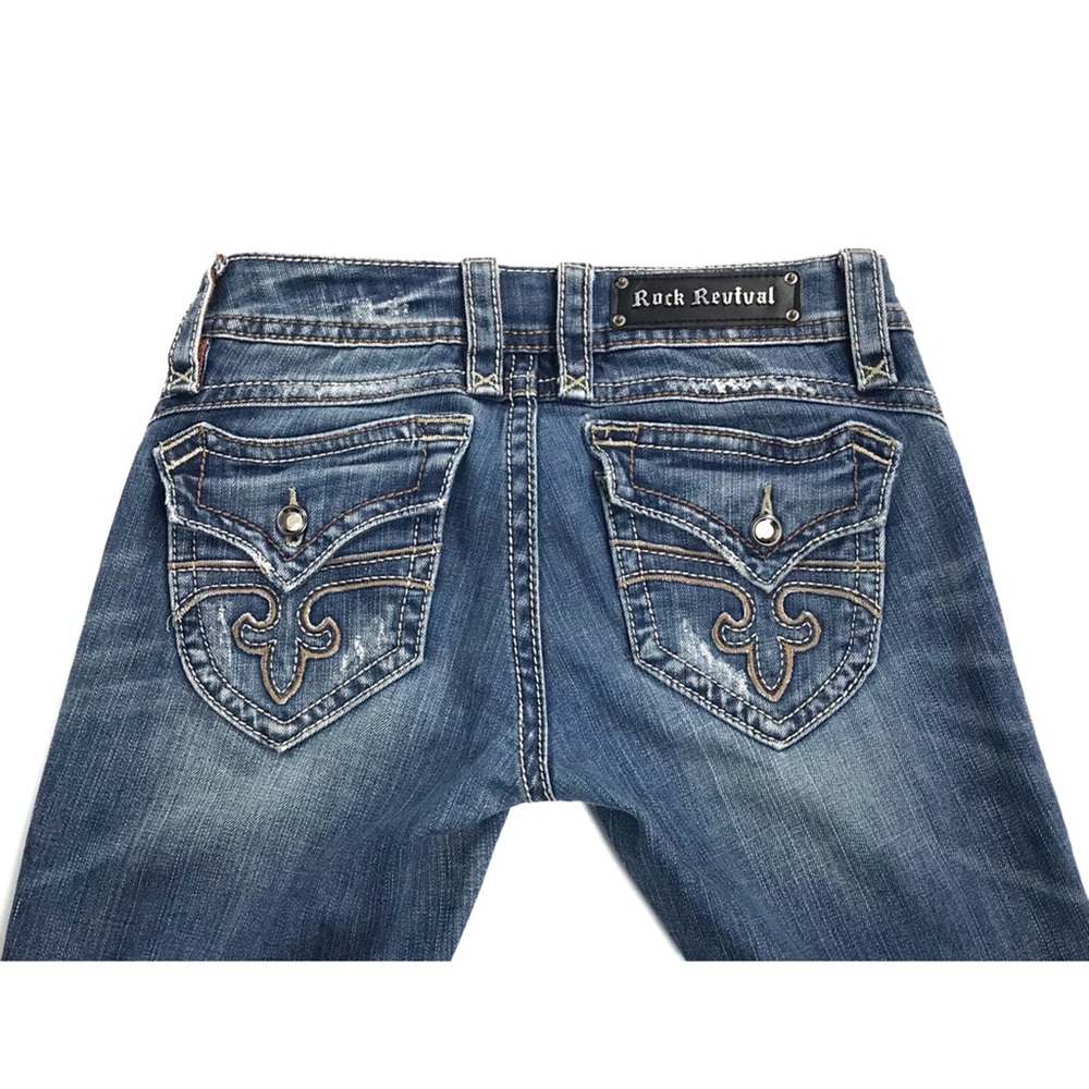 Rock Revival Patti Boot Jeans Embroidered NEW